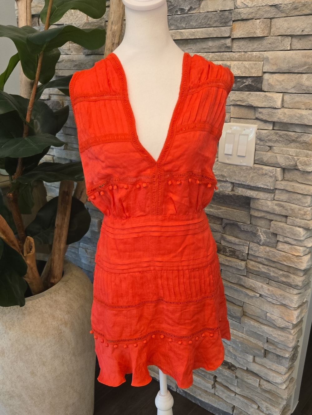 IRO Pavi Pompom-Embellished Jacquard Mini Dress